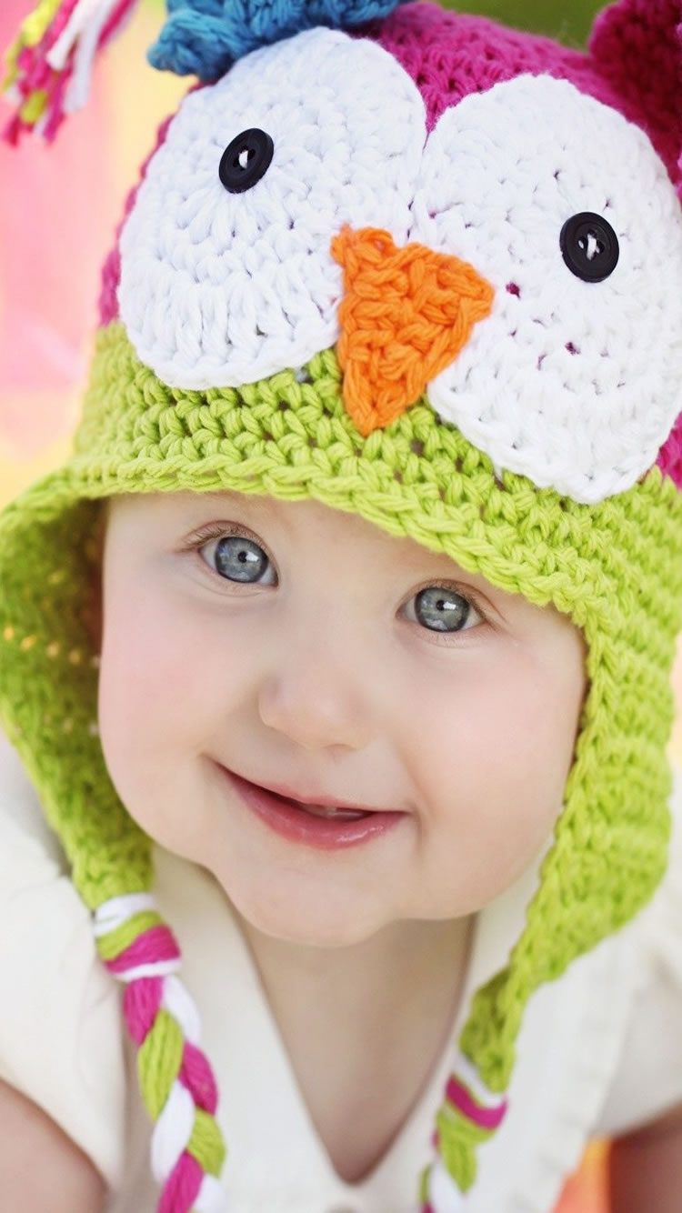 かわいい赤ちゃんニット帽子のiphone6の壁紙 Iphoneチーズ