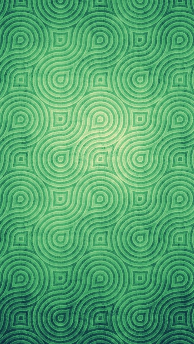クールな渦巻き模様緑色パターンiphone 5壁紙 Iphoneチーズ