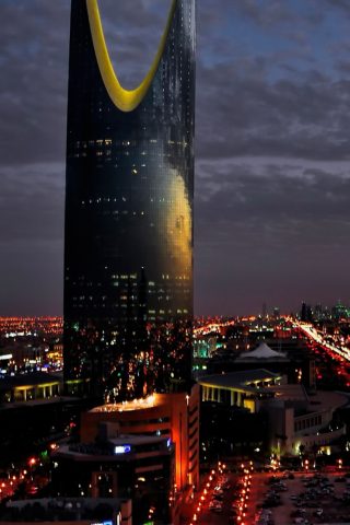 サウジアラビアリヤドシティナイトiPhone6壁紙