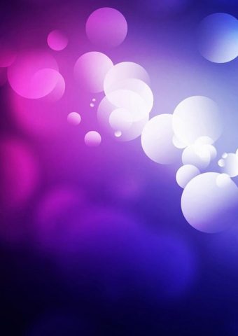 紫の抽象画バブルiPhone7Plus壁紙