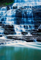 アルビオンの滝オンタリオ州カナダiPhone6壁紙