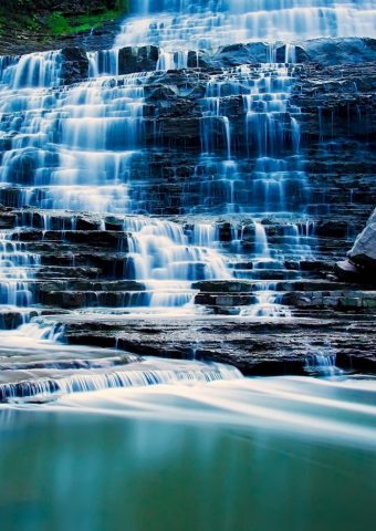 アルビオンの滝オンタリオ州カナダiPhone6壁紙