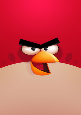 怒っている鳥のゲームiPhone6壁紙