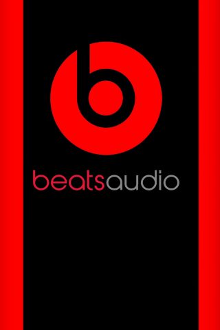 Beats AudioロゴiPhoneX壁紙