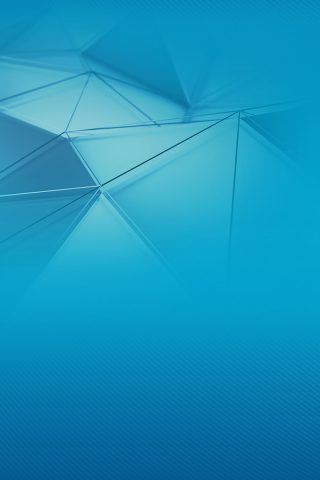 ブルー3D三角形iPhone XR壁紙