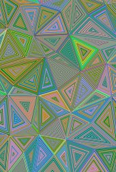 抽象三角形iPhone XS Max壁紙