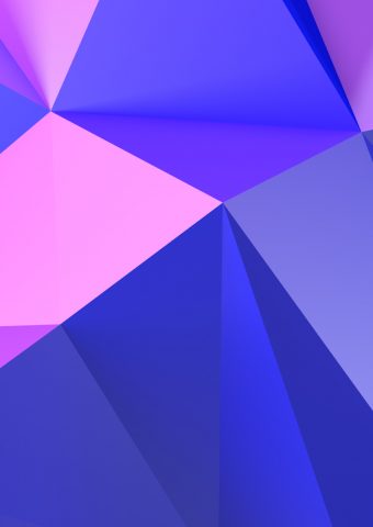 抽象的な紫の三角iPhone XS Max壁紙