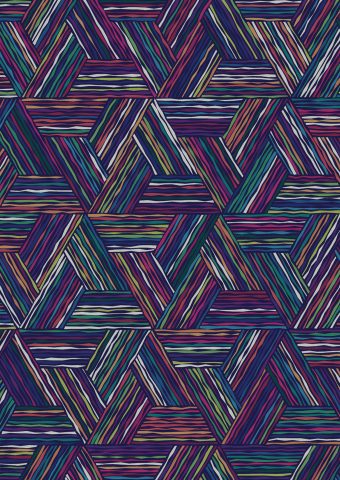 トライアングル色付きの線デジタルアートパターンiPhone6Plus壁紙