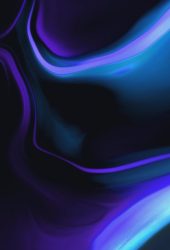 抽象的な波パープルブルーiPhoneXR壁紙
