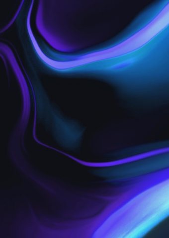 抽象的な波パープルブルーiPhoneXR壁紙