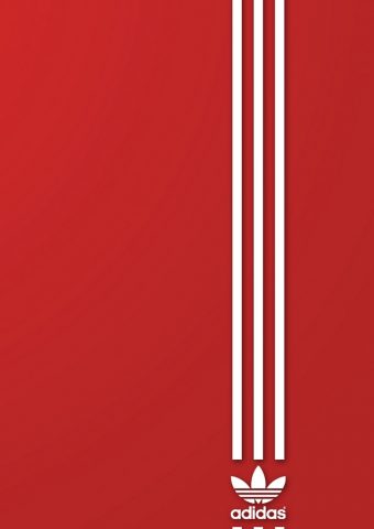 アディダススポーツレッドロゴiPhone 6/Android壁紙