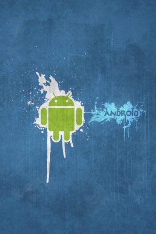 AndroidネイビーブルーiPhone 8 Plus壁紙
