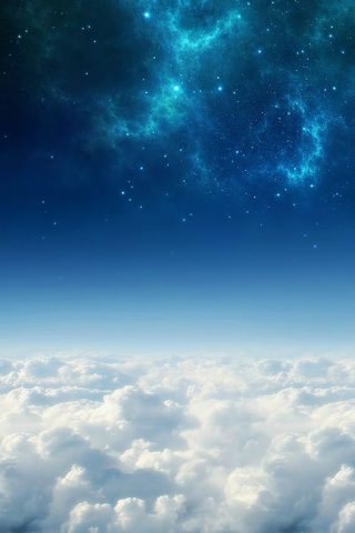 雲の上の空間 iPhone 6/Android 壁紙