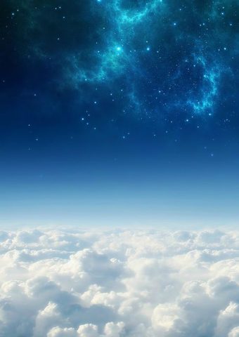 雲の上の空間 iPhone 6/Android 壁紙