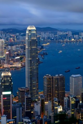 香港の建築iPhone 8 Plus/Android壁紙