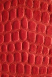 ワニ革の赤いテクスチャのスマホ壁紙