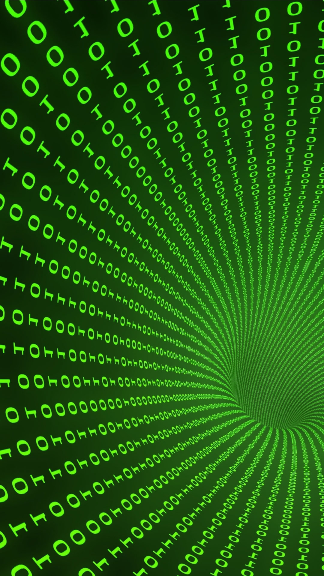 緑の抽象的なデジタル技術の壁紙