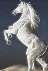 抽象的な馬のスマホ壁紙